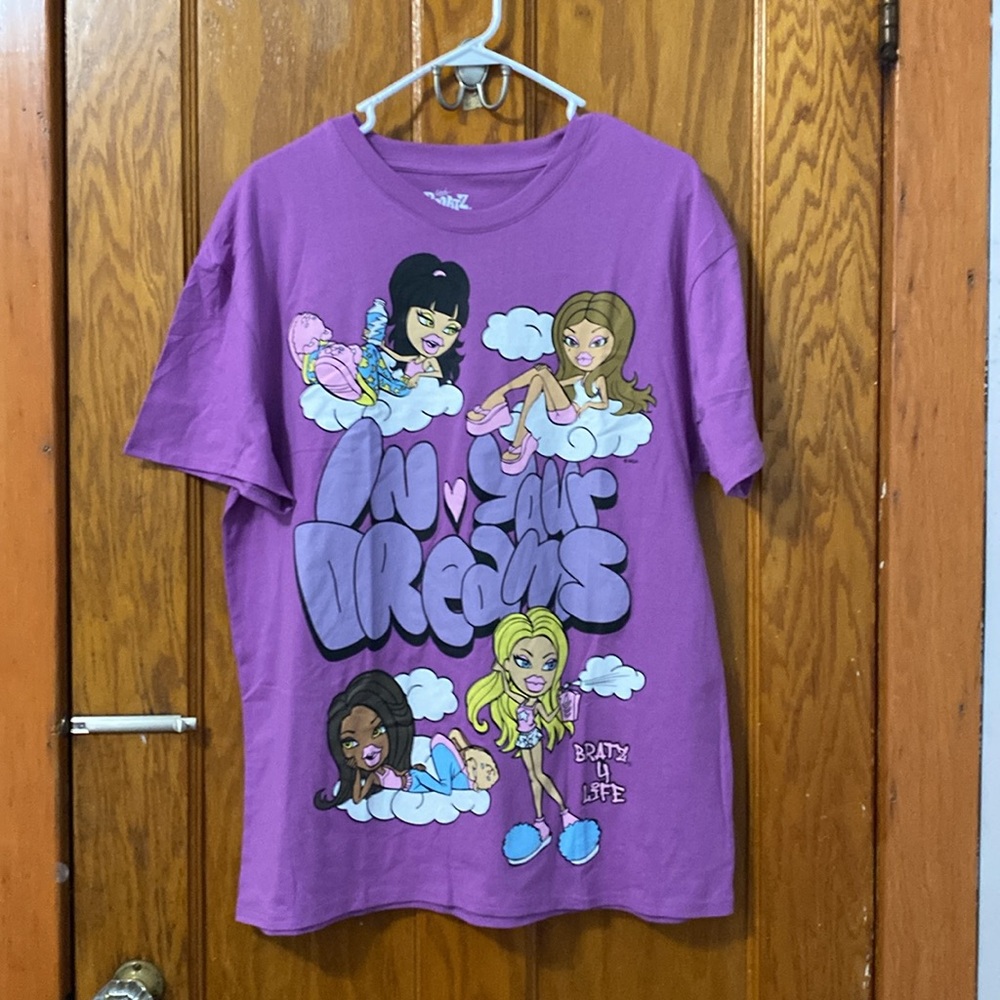Bratz Purple Oversized T-Shirt Size Small NWT